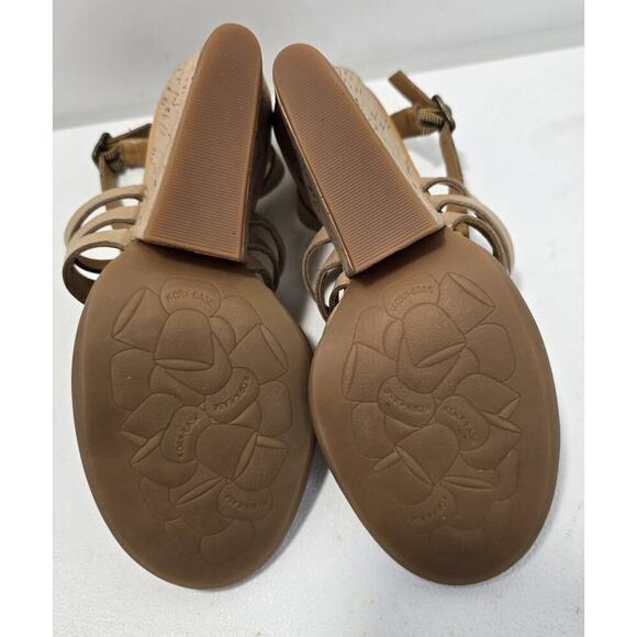 Kork Ease Adelaide Leather Cork Wedge Sandals K36402 Womens size 6 EUC - Picture 8 of 9